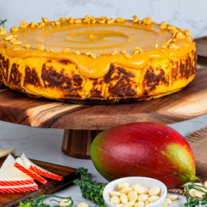 Cheesecake de Mango & Chocolate Belga Blanco