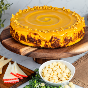 Cheesecake de Maracuyá & Chocolate Belga Blanco